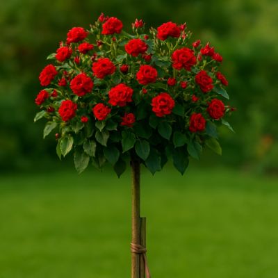 Роза штамбовая Кримсон Пикси - Dolina-Sad.Ru