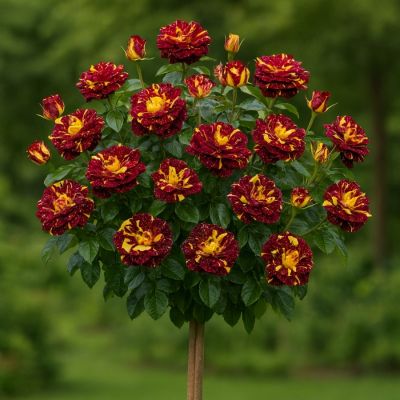 Роза штамбовая Фокус Покус - Dolina-Sad.Ru